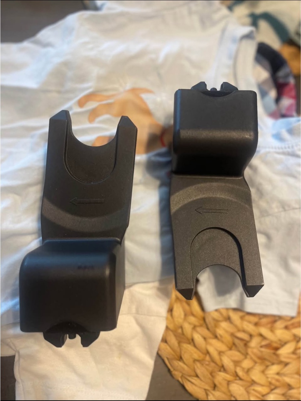 Pair of Nuna Car seat attachments for Mockingbird stroller